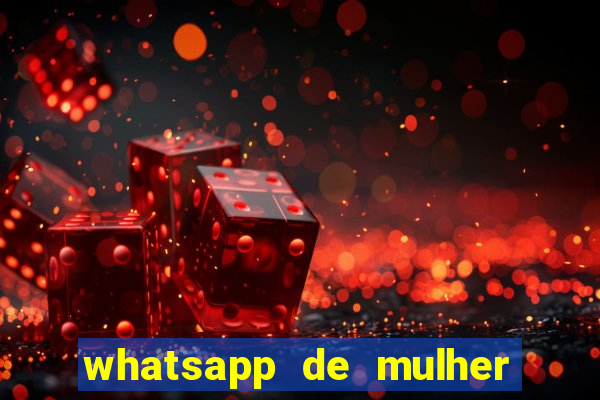 whatsapp de mulher de programa
